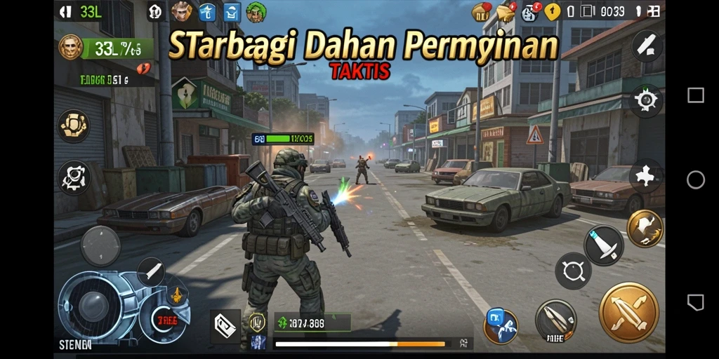 Screenshot 33L menunjukkan aksi strategi yang mendebarkan.