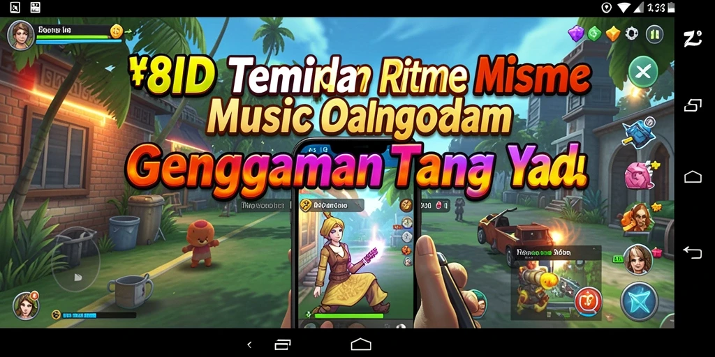 Tampilan interaktif gameplay 8ID yang menyenangkan dan edukatif.
