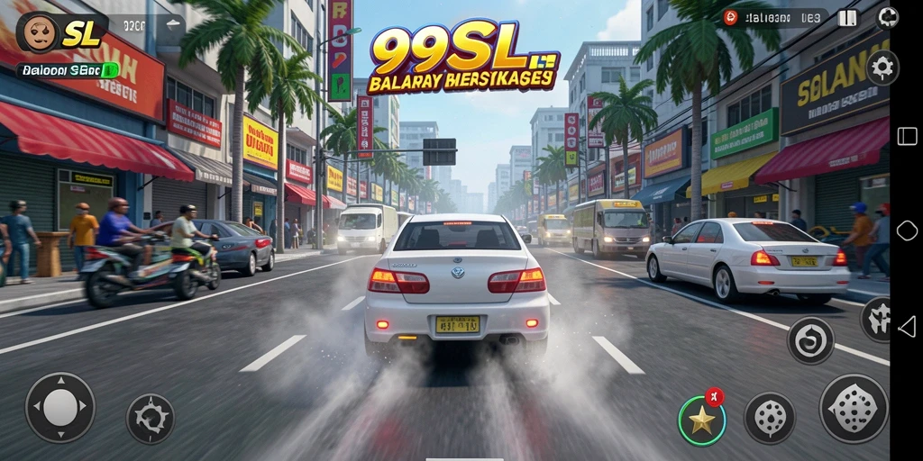 Gameplay Racing seru dan mendebarkan di 99SL.