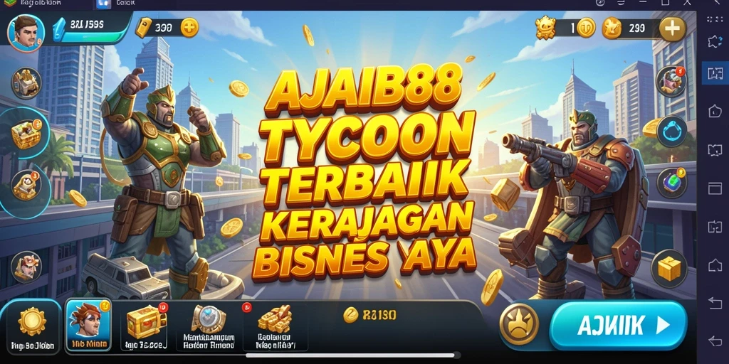 Tampilan menarik gameplay AJAIB88 dengan elemen Tycoon yang mendebarkan.