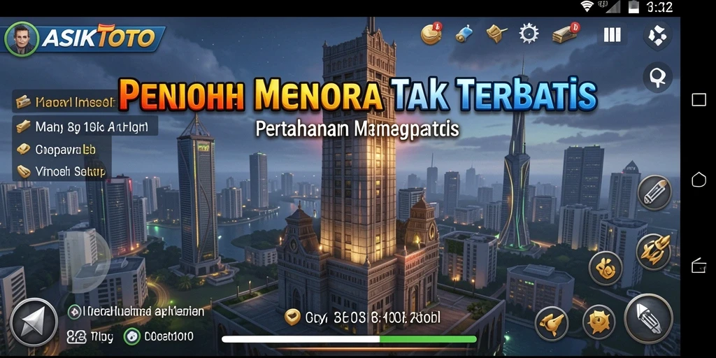 Gameplay seru menara pertahanan di ASIKTOTO.