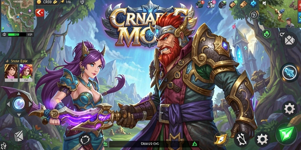 Tampilan gameplay <strong>CRS99</strong> yang menakjubkan dengan aksi pertempuran yang mendebarkan.