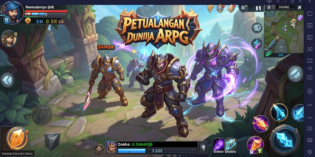 Tampilan gameplay seru dalam DAM88 yang penuh aksi dan petualangan.