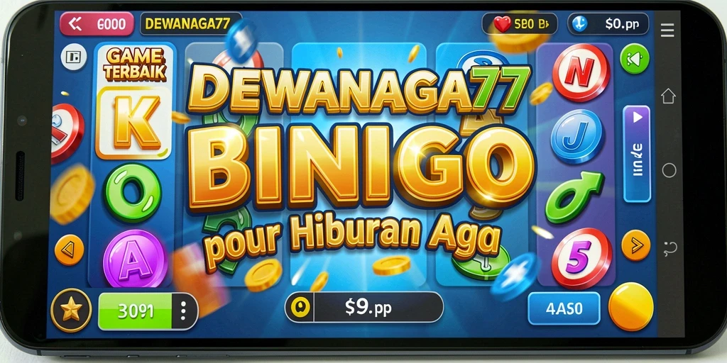 Screenshot gameplay DEWANAGA77 dengan tampilan bingo yang menawan.