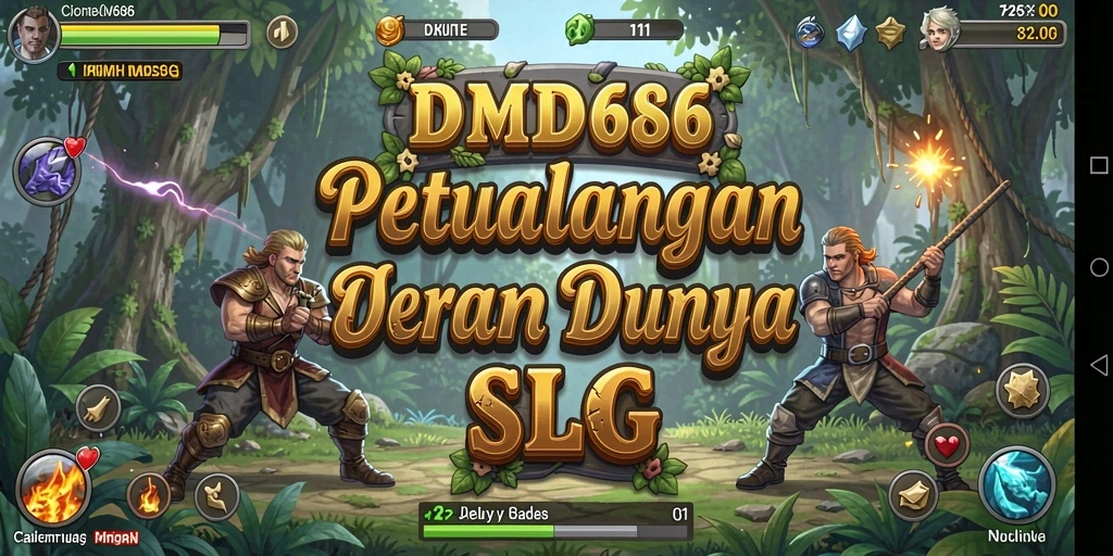 Screenshot gameplay DMD686 menunjukkan aksi seru dan strategi yang kompleks.