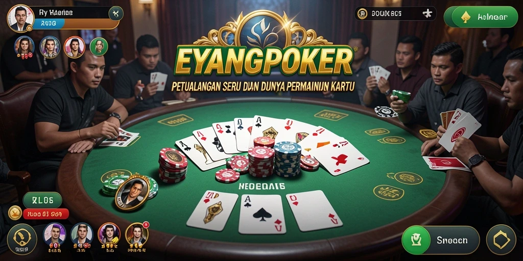 Tangkapan layar EYANGPOKER menampilkan aksi gameplay yang seru dan menantang.