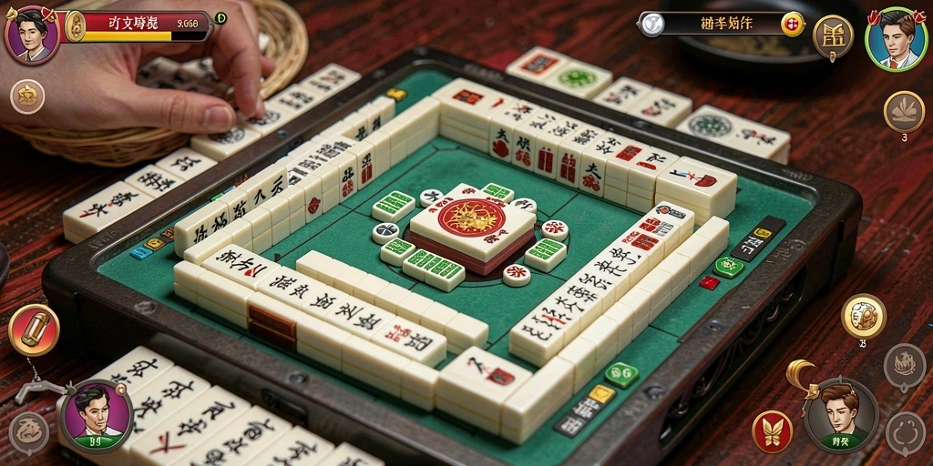 Tampilan gameplay Mahjong yang menarik dan seru.