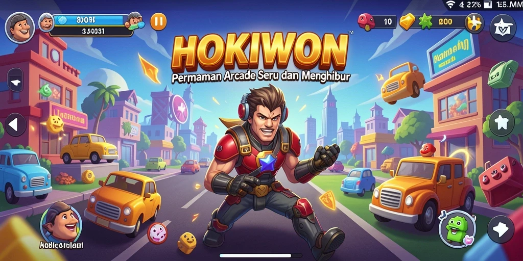 Tampilan gameplay HOKIWON yang seru dan menegangkan.