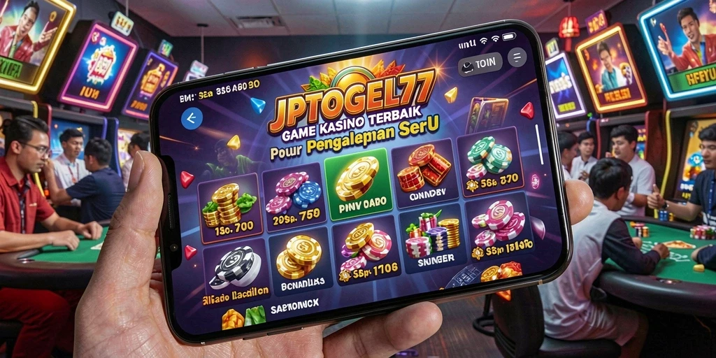 Screenshot utama JPTOGEL77 menampilkan gameplay Kasino yang menarik.