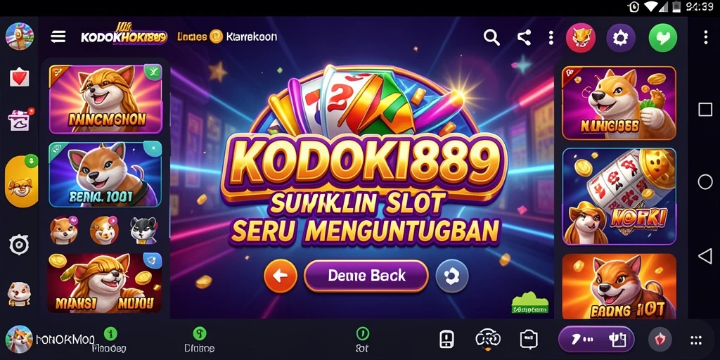 Tampilan gameplay menarik di KODOKHOKI889 dengan beragam fitur Slot.