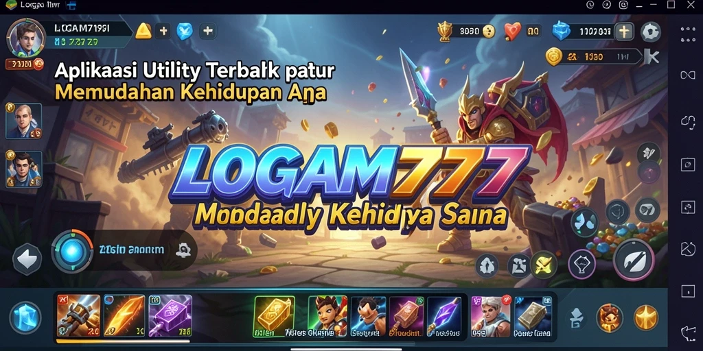 Tampilan antarmuka LOGAM777 yang ramah pengguna.