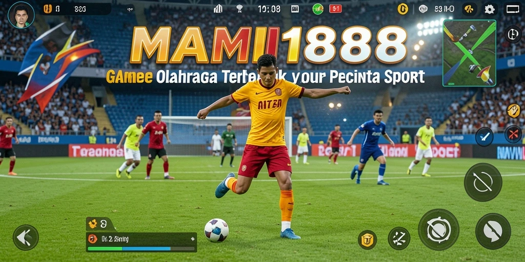 Tampilan gameplay seru dari MAMI188 yang menyajikan aksi olahraga.