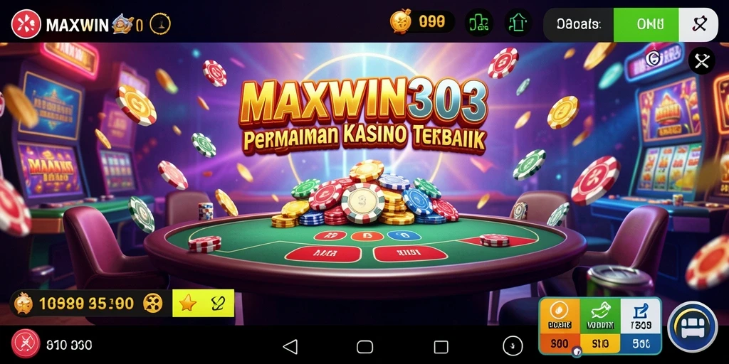 Gameplay seru dan menegangkan dari permainan Kasino MAXWIN303.