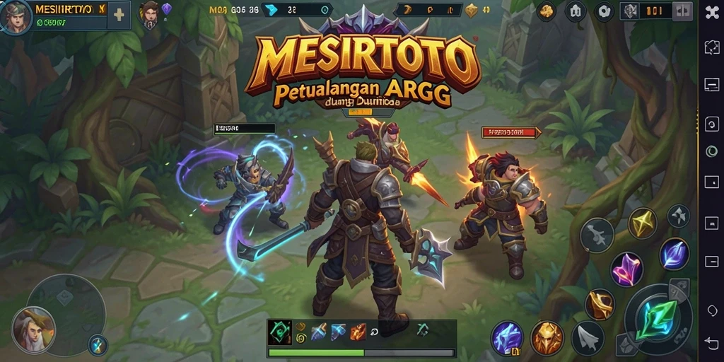 Tampilan menarik gameplay ARPG di MESIRTOTO yang penuh aksi.