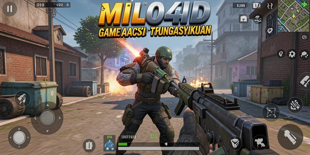 Tampilan gameplay seru di MILO4D dengan aksi tembak-menembak yang mendebarkan.