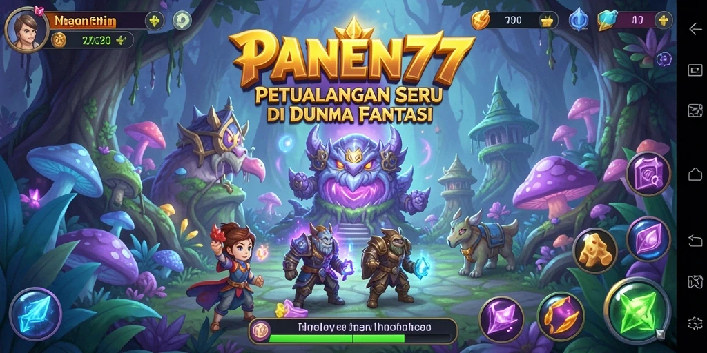 Tampilan menarik dari gameplay RPG PANEN77 yang penuh petualangan.