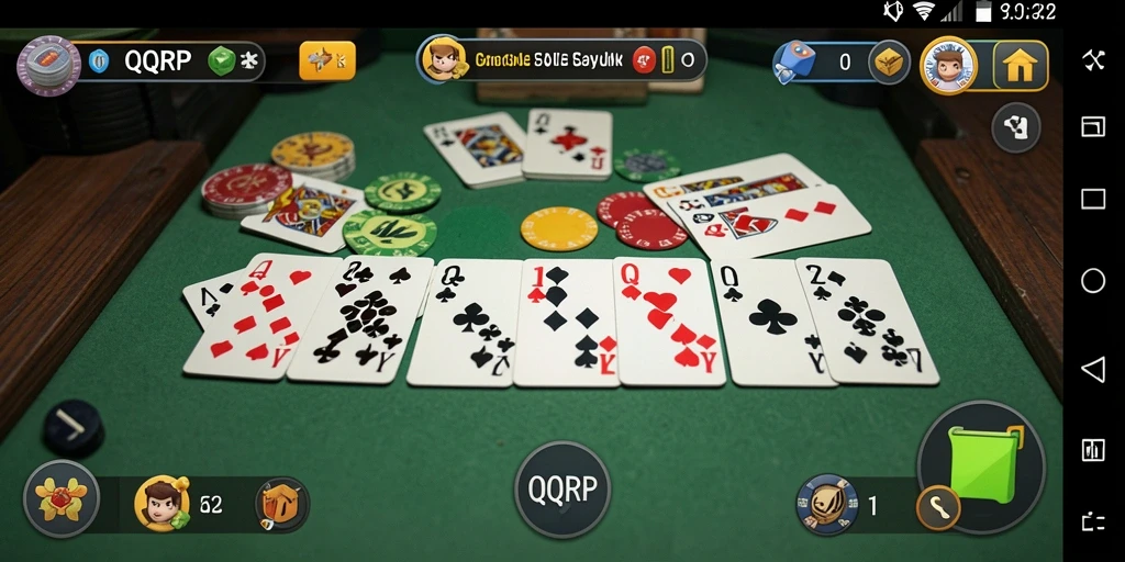Tampilan gameplay seru dari game Gaple QQRP.