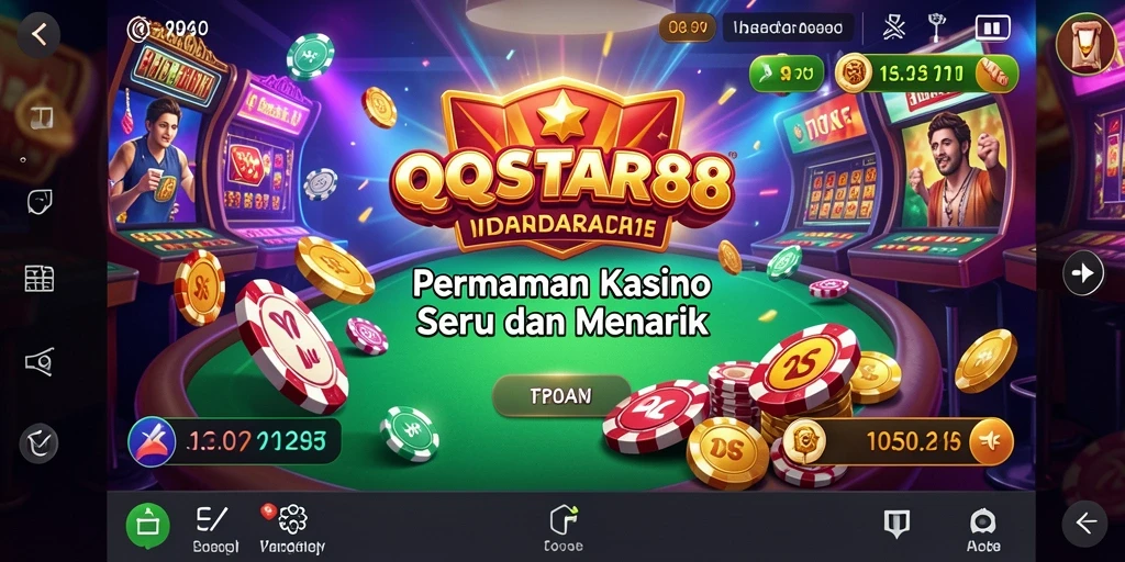 Screenshot gameplay QQSTAR88 menampilkan keseruan bermain Kasino.