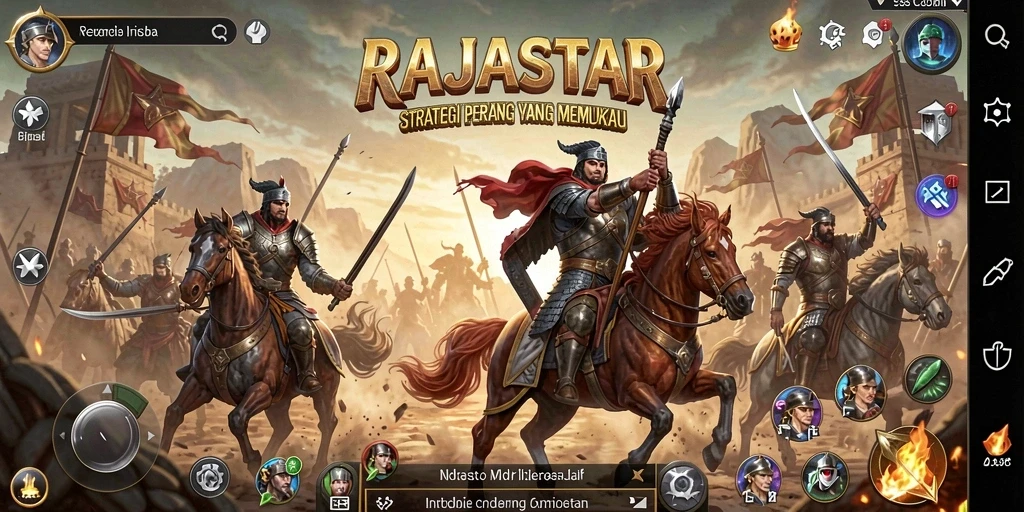 Pemandangan menarik dari pertempuran strategis di RAJASTAR.