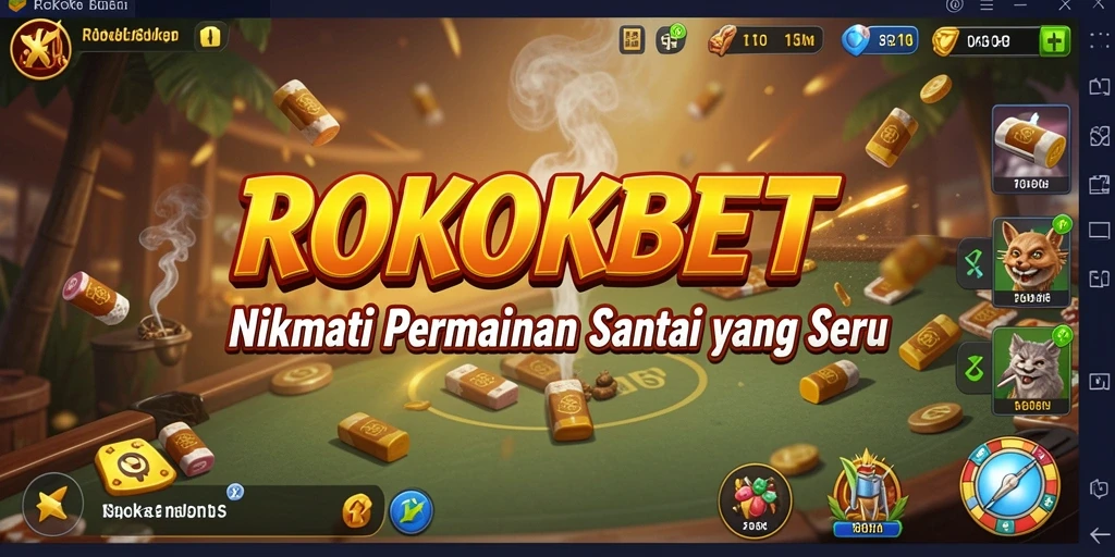 Tampilan gameplay ROKOKBET yang menarik dan menyenangkan.
