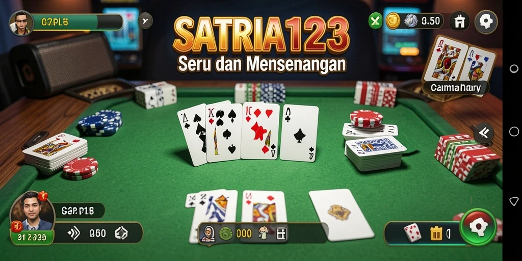 Tampilan gameplay SATRIA123 yang menarik dan interaktif.