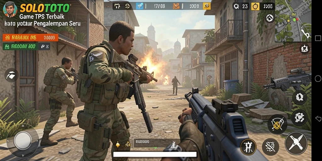 Gameplay seru dalam SOLOTOTO dengan tindakan yang mendebarkan.