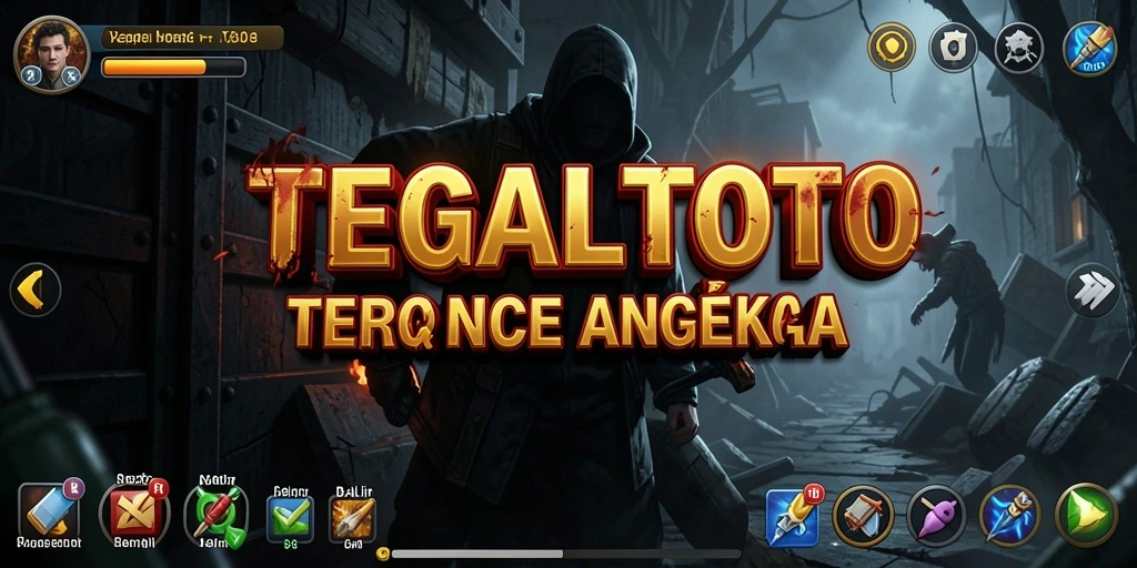Gameplay TEGALTOTO menampilkan suasana horror yang menyeramkan.
