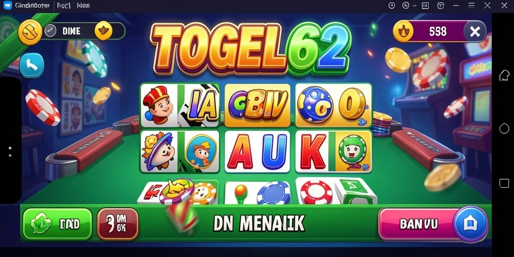 Tampilan gameplay seru dari TOGEL62 yang memikat.